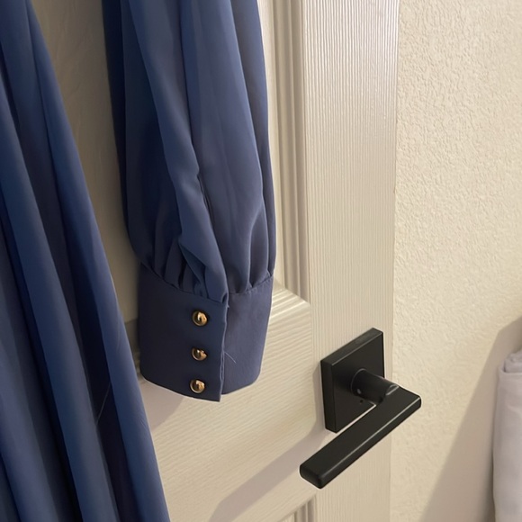 JessaKae small, long sleeve slate blue. - Picture 4 of 5